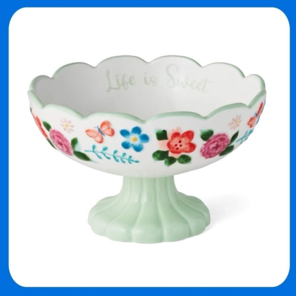 ❤️ Trade New Pioneer Woman Painted Meadows Candy Dish - Picture 11 of 11